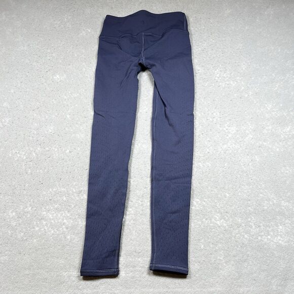 Lululemon Leggings Womens Size 6 Dazed Reveal Vortex Mesh Fabric Yoga Athleisure - Picture 8 of 11